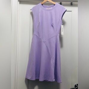💜 NWT! Lavender CALVIN KLEIN Sleeveless Dress - Size 14